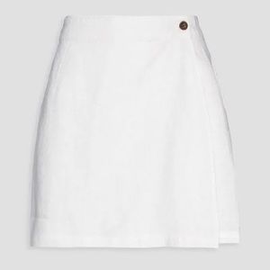 Onia White Wrap Skirt